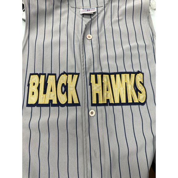 Black Hawks Baseball Jersey Set of 2 Size M Jersey and Undershirt - Picture 9 of 11
